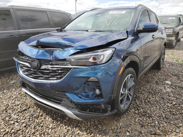 KL4MMFSL5LB107998 - 2020 BUICK ENCORE GX BLUE photo 2