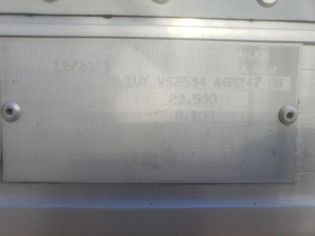 1UYVS2534AG824706 - 2010 UTILITY TRAILER Սպիտակ լուսանկար 10