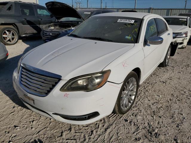 1C3CCBCB7CN137817 - 2012 CHRYSLER 200 LIMITE WHITE photo 2