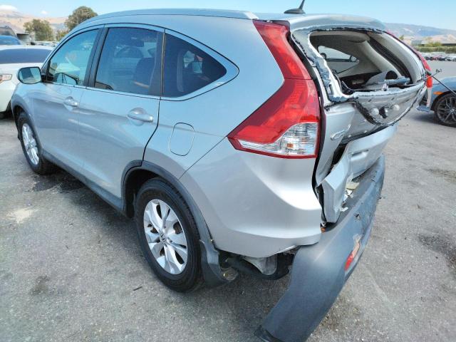 2HKRM3H70EH504976 - 2014 HONDA CR-V EXL SILVER photo 3