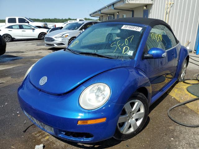 3VWRF31Y77M420922 - 2007 VOLKSWAGEN NEW BEETLE 蓝色 照片 2
