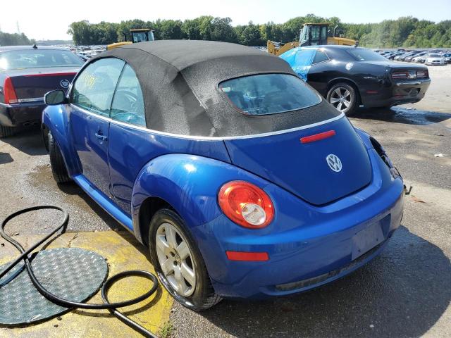 3VWRF31Y77M420922 - 2007 VOLKSWAGEN NEW BEETLE 蓝色 照片 3