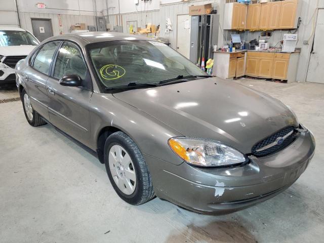 1FAFP52282G212985 - 2002 FORD TAURUS LX GRAY photo 1