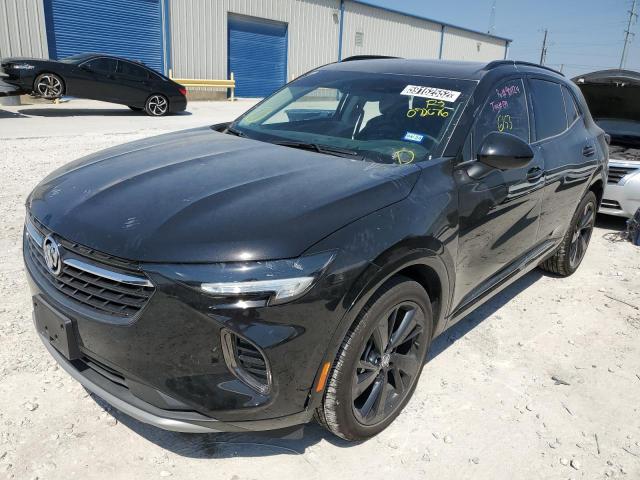 LRBFZNR46ND072676 - 2022 BUICK ENVISION E BLACK photo 2