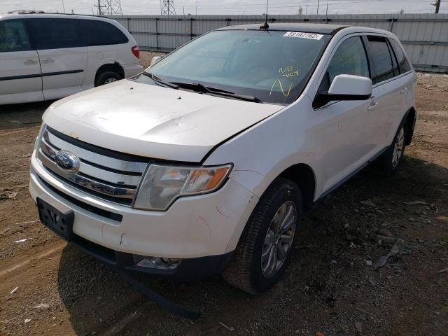 2FMDK39C19BB00321 - 2009 FORD EDGE WHITE photo 2