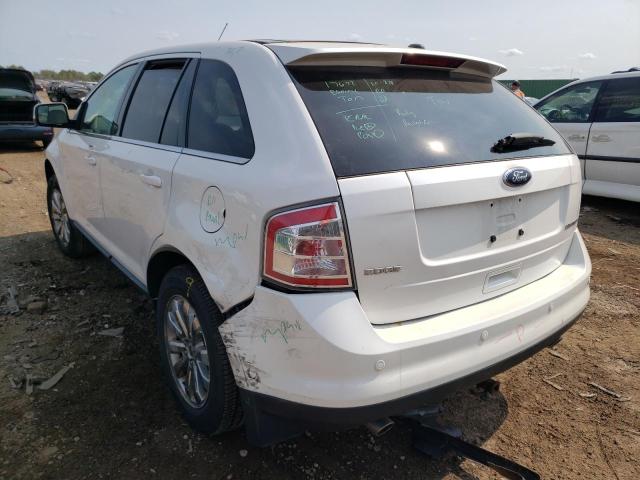 2FMDK39C19BB00321 - 2009 FORD EDGE WHITE photo 3