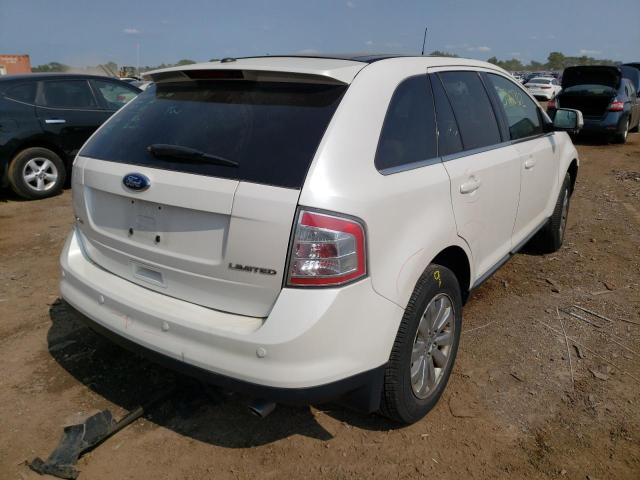 2FMDK39C19BB00321 - 2009 FORD EDGE WHITE photo 4