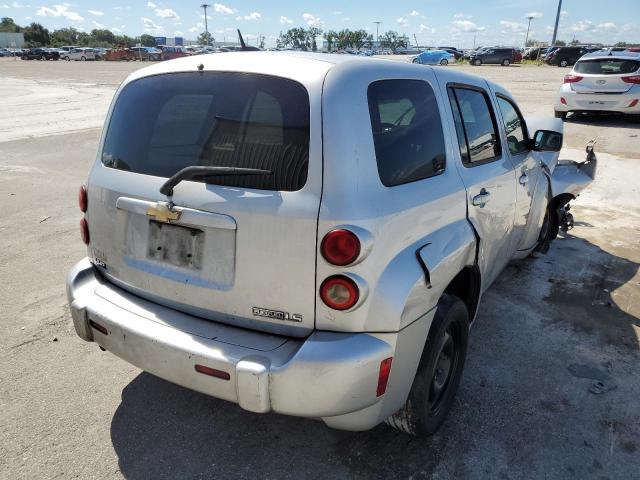 3GNCA13B19S556473 - 2009 CHEVROLET HHR LS SILVER photo 4