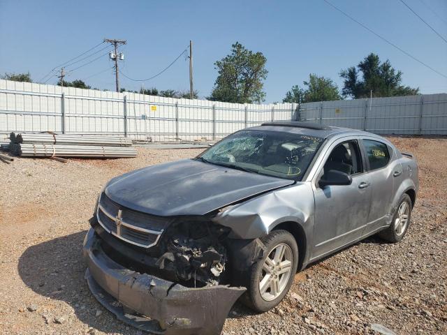 1B3LC56K18N620088 - 2008 DODGE AVENGER SILVER photo 2