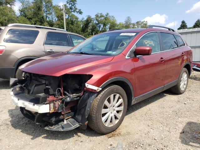 JM3TB38V290178635 - 2009 MAZDA CX-9 MAROON photo 2