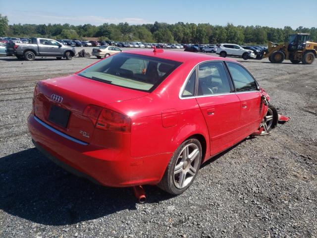 WAUDF78E56A148668 - 2006 AUDI A4 RED photo 4