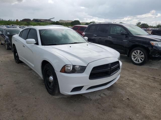 2C3CDXAG6EH189086 - 2014 DODGE CHARGER PO WHITE photo 1