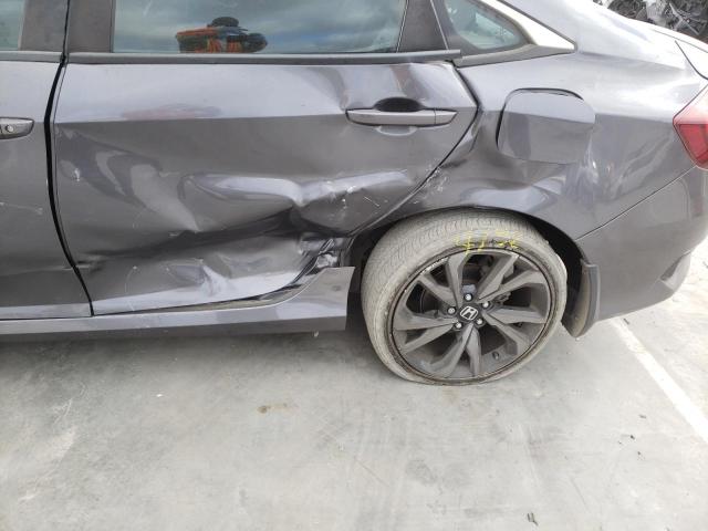 2HGFC2F84KH522964 - 2019 HONDA CIVIC SPOR 灰色 照片 9