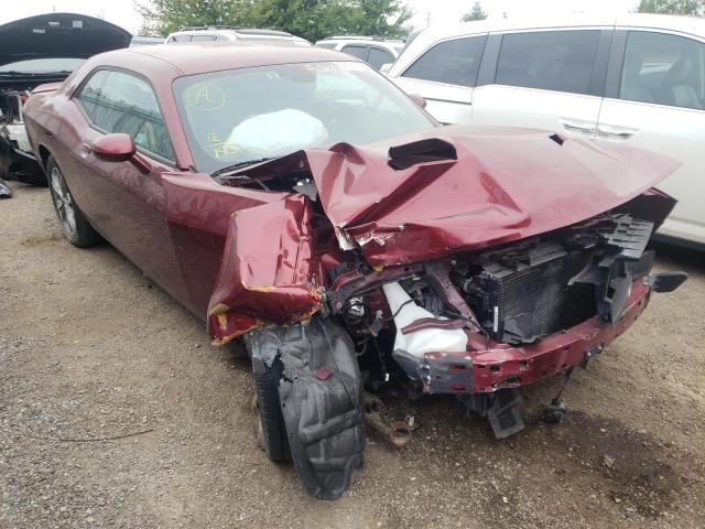 2C3CDZGG2LH250224 - 2020 DODGE CHALLENGER BURGUNDY photo 1