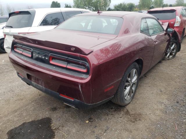 2C3CDZGG2LH250224 - 2020 DODGE CHALLENGER BURGUNDY photo 4