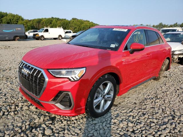 WA1EECF3XN1027521 - 2022 AUDI Q3 PREMIUM RED photo 2