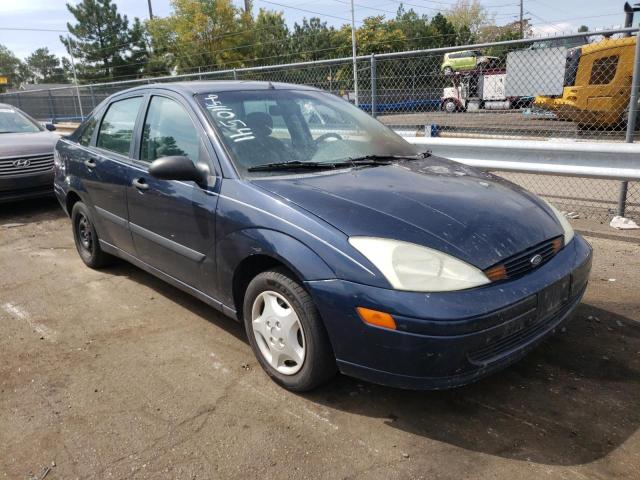 1FAFP33P32W306650 - 2002 FORD FOCUS LX BLUE photo 1