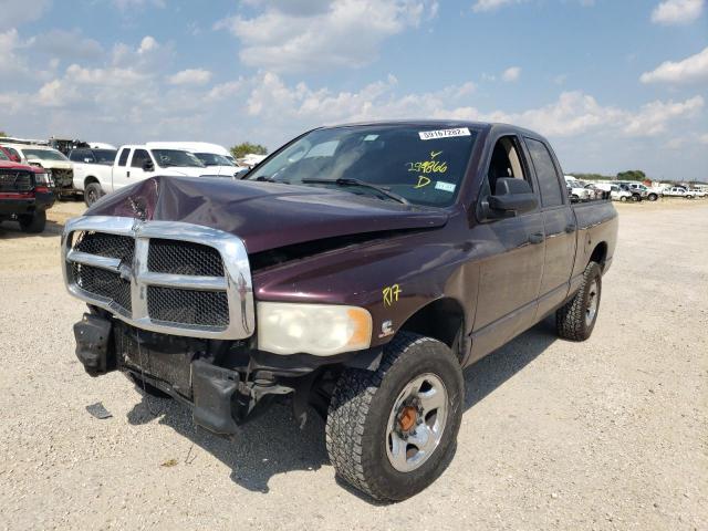 3D7KA28C24G243462 - 2004 DODGE RAM 2500 S ბურგუნდია ფოტო 2