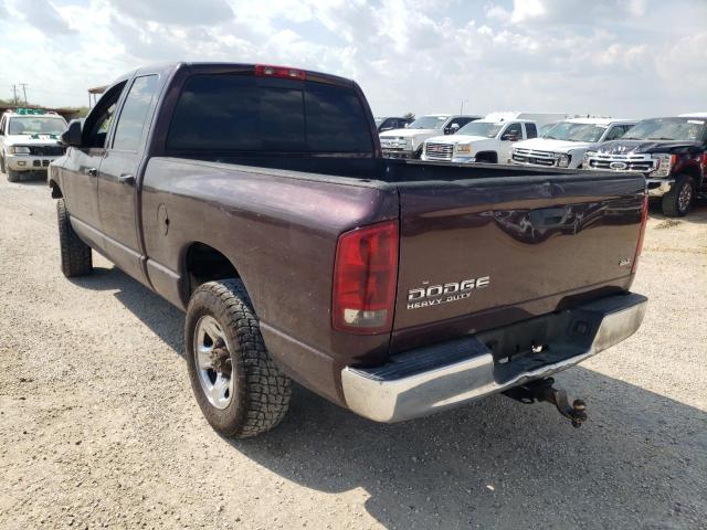 3D7KA28C24G243462 - 2004 DODGE RAM 2500 S ბურგუნდია ფოტო 3