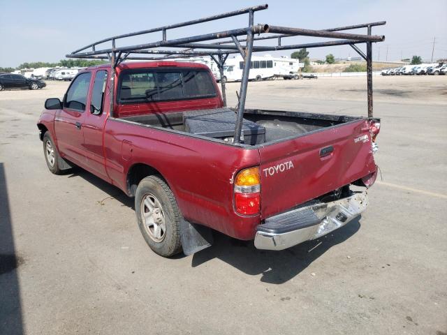 5TEVL52N91Z802566 - 2001 TOYOTA TACOMA XTR BURGUNDY photo 3