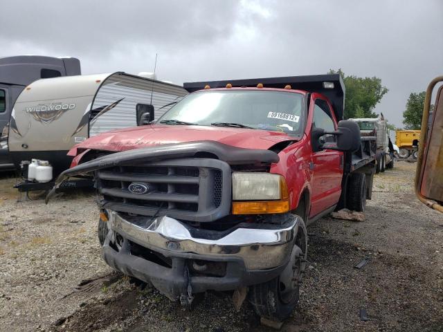 1FDXF46F1XEE23050 - 1999 FORD F450 SUPER RED photo 2