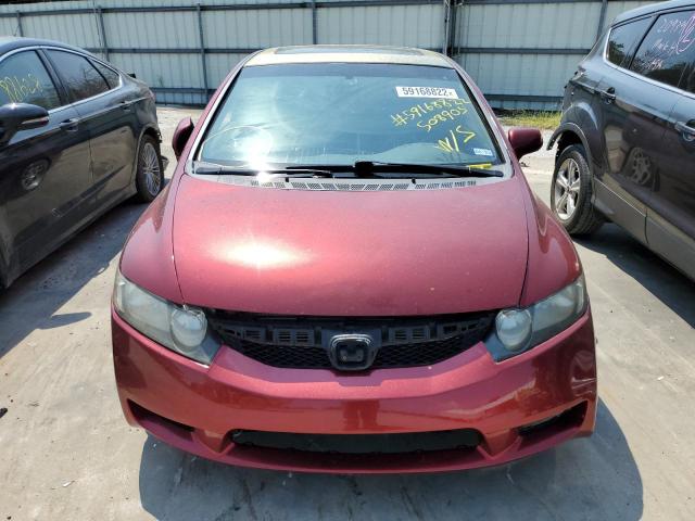 2HGFA158X8H508903 - 2008 HONDA CIVIC EX MAROON photo 10