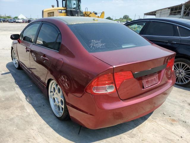 2HGFA158X8H508903 - 2008 HONDA CIVIC EX MAROON photo 3