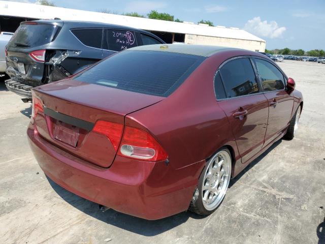 2HGFA158X8H508903 - 2008 HONDA CIVIC EX MAROON photo 4