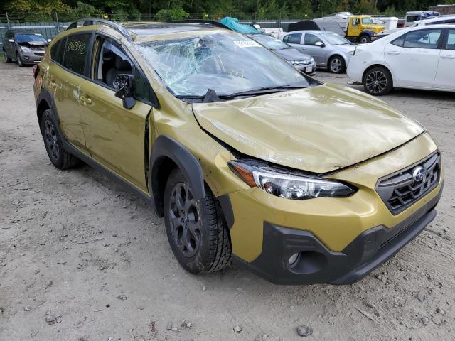 JF2GTHSC9MH214358 - 2021 SUBARU CROSSTREK GREEN photo 1