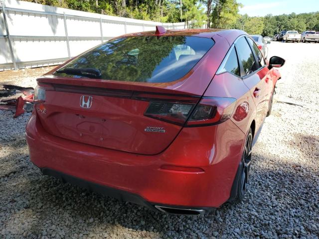 19XFL1H82NE006897 - 2022 HONDA CIVIC SPOR RED photo 4