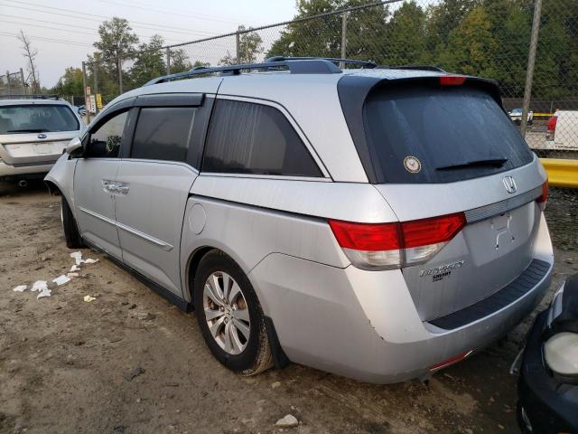 5FNRL5H69EB078578 - 2014 HONDA ODYSSEY EX SILVER photo 3