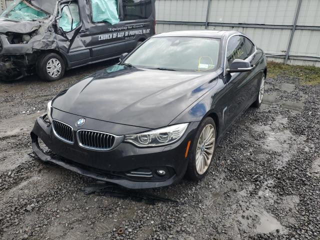 WBA3R5C58FK372123 - 2015 BMW 435 XI BLACK photo 2