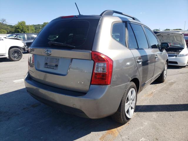 KNAFG528X97251485 - 2009 KIA RONDO BASE GRAY photo 4