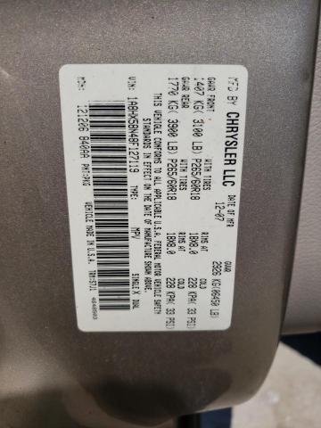 1A8HX58N48F127119 - 2008 CHRYSLER ASPEN LIMI TAN photo 10