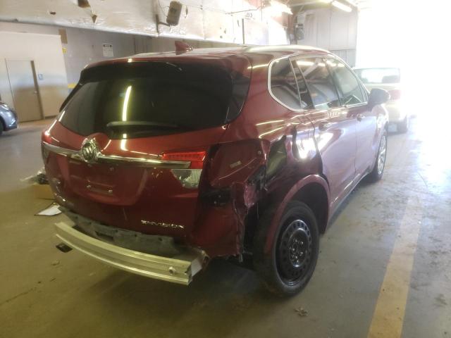 LRBFXBSA6HD039881 - 2017 BUICK ENVISION E წითელი ფოტო 4