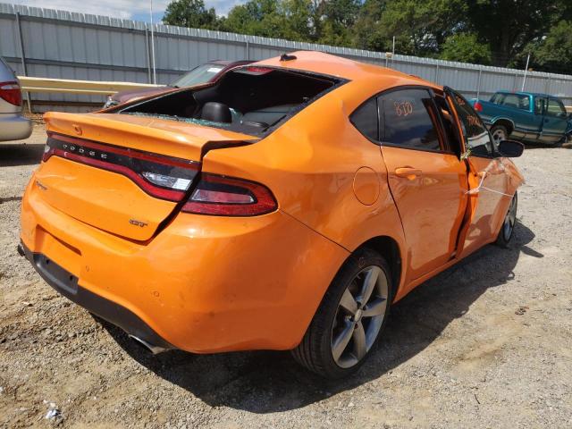 1C3CDFCB1DD329889 - 2013 DODGE DART LIMIT ORANGE photo 4