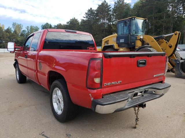 1GCEK19B15E281178 - 2005 CHEVROLET SILVERADO RED photo 3