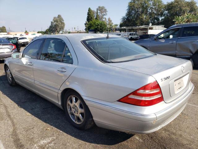 WDBNG75J3YA014619 - 2000 MERCEDES-BENZ S 500 SILVER photo 3