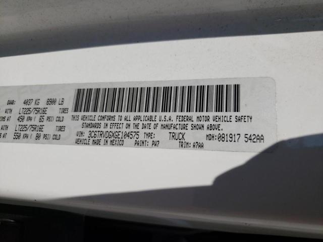 3C6TRVDGXGE104575 - 2016 RAM PROMASTER Ağ foto 10