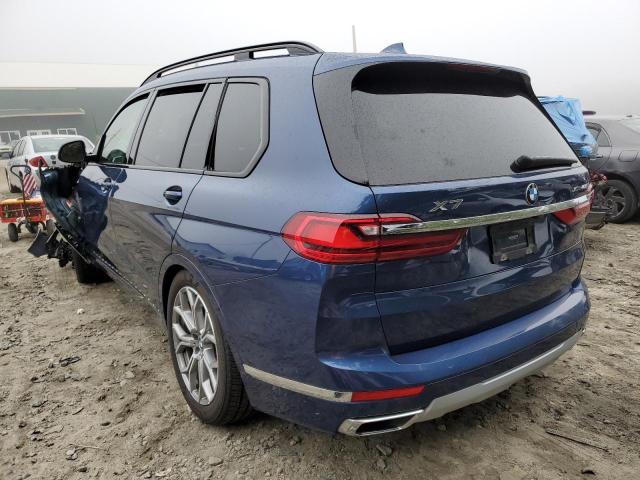 5UXCW2C08M9E66281 - 2021 BMW X7 XDRIVE4 BLUE photo 3