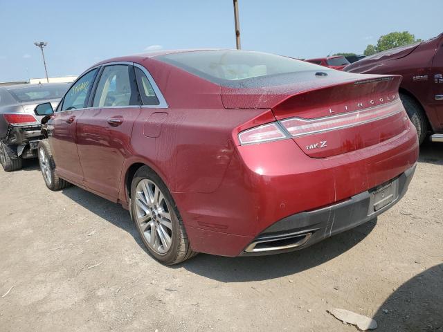 3LN6L2LU6ER816399 - 2014 LINCOLN MKZ HYBRID RED photo 3