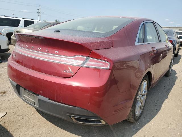 3LN6L2LU6ER816399 - 2014 LINCOLN MKZ HYBRID RED photo 4