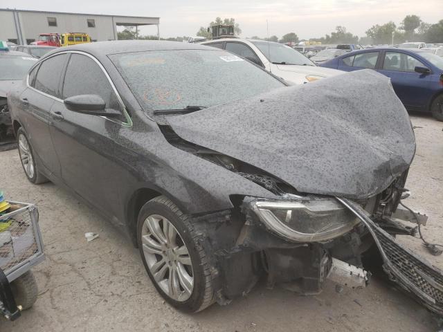 1C3CCCABXFN634695 - 2015 CHRYSLER 200 LIMITE GRAY photo 1