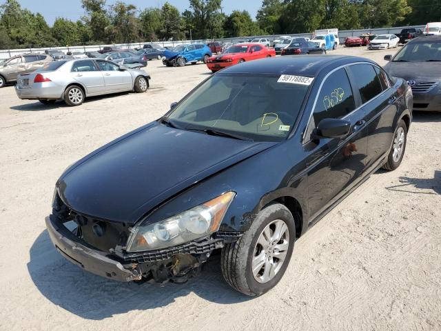 1HGCP26498A101026 - 2008 HONDA ACCORD LXP BLACK photo 2