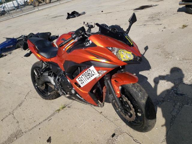 JKAEXEJ15HDA00812 - 2017 KAWASAKI EX650 J ნარინჯისფერი ფოტო 1