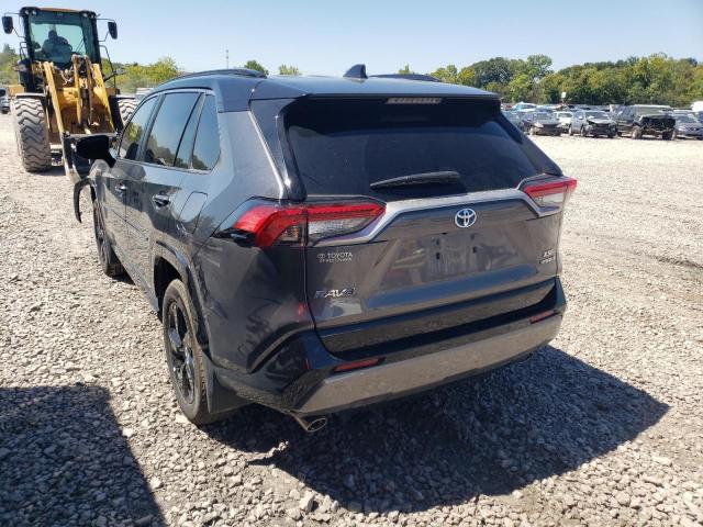 4T3E6RFV3MU021633 - 2021 TOYOTA RAV4 XSE GRAY photo 3