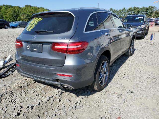 WDC0G4KB4HF247137 - 2017 MERCEDES-BENZ GLC 300 4M GRAY photo 4