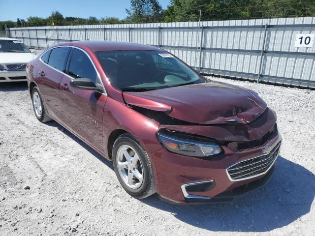 1G1ZB5ST3GF174960 - 2016 CHEVROLET MALIBU LS MAROON photo 1