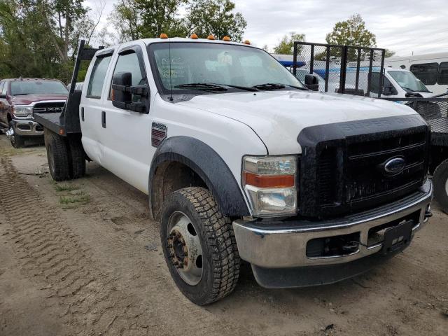 1FDAW57R58EC66709 - 2008 FORD F550 SUPER WHITE photo 1