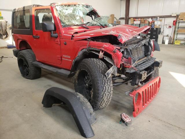 1J4AA2D18BL629243 - 2011 JEEP WRANGLER S RED photo 1